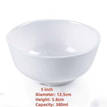 4.5 -5 inch 2 -10 piece set,  Break resistant Melamine Bowl for Thickened Flower Rice Soup or snacks.