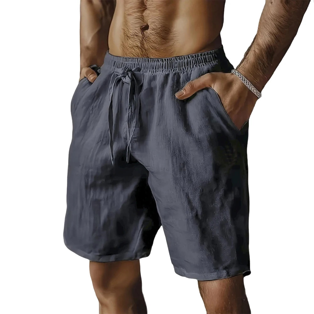 Summer wear Men's Breathable Shorts, Hawaii Beach Short Pants in Solid Colors. Loose Lightweight Short Streetwear